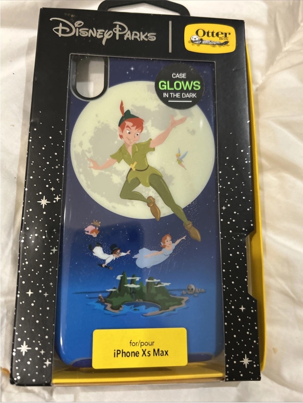 Disney Parks Otterbox Peter Pan Glow in the Dark Cell Phone Case NEW